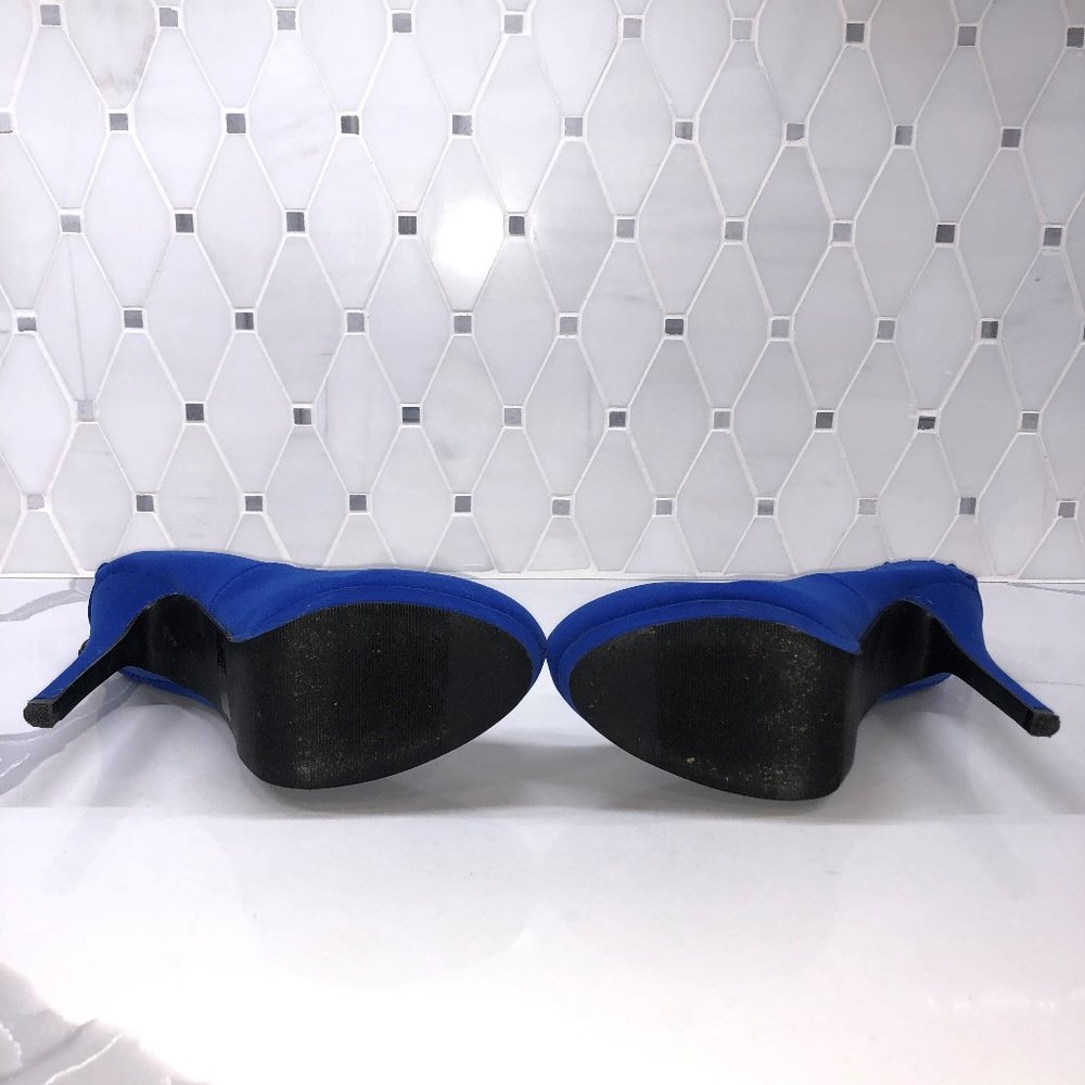 Wild Rose Cobalt Blue Stiletto Heels - Picture 5 of 6
